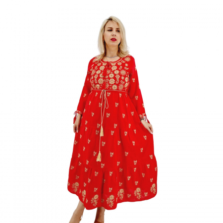 Rochii traditionale - Rochie Traditionala cu broderie Sara 3