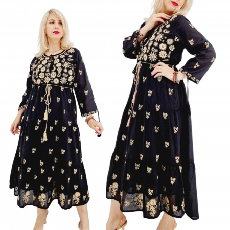 Rochie Traditionala cu broderie Sara 4 [4]