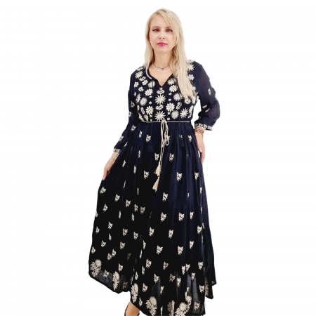 Rochii traditionale - Rochie Traditionala cu broderie Sara 9