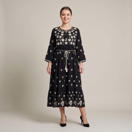 Rochii traditionale - Rochie Traditionala cu broderie Sara 9