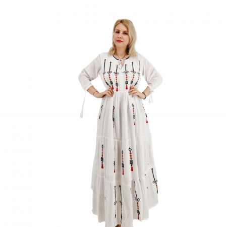 Rochie Traditionala cu broderie Sonora 3 [3]