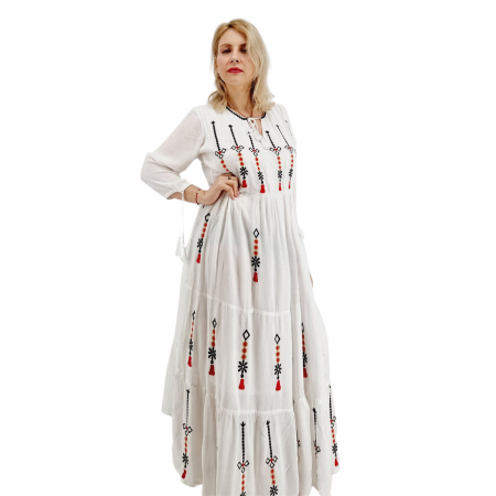 Rochie Traditionala cu broderie Sonora 3 [2]