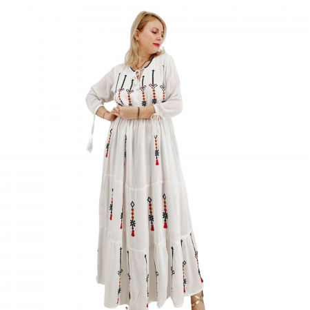 Rochie Traditionala cu broderie Sonora 3 [1]