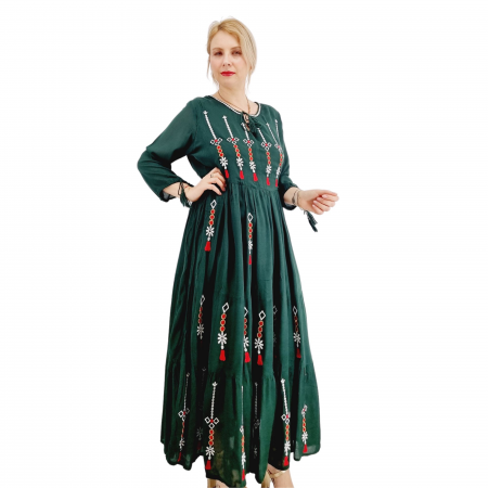 Rochie Traditionala cu broderie Sonora 2 [1]