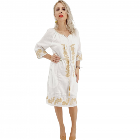 Рокли с бродерия - Rochie Traditionala Dorina 2