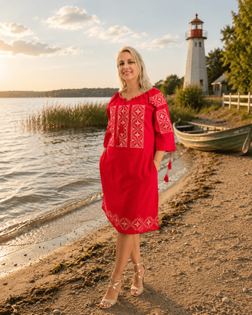 Rochie Traditionala Elodia 6 - masuri mari [2]