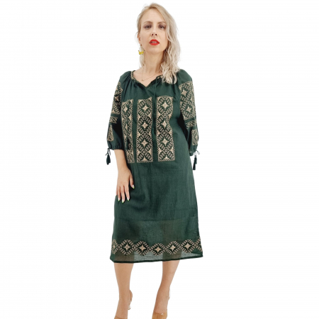 Рокли с бродерия - Rochie Traditionala Elodia 2