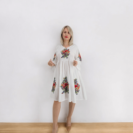 Рокли с бродерия - Rochie Traditionala Esperanza 2