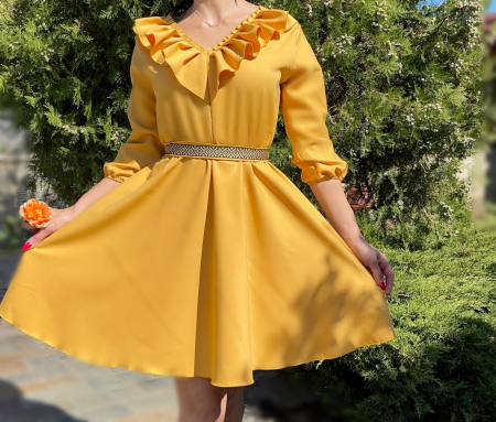 Елегантни рокли - Rochie Traditionala Evanghelina