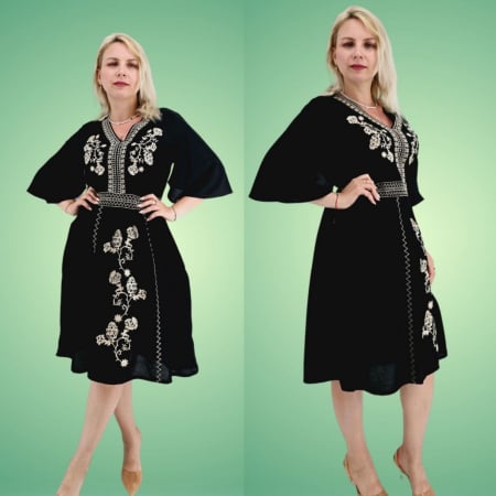 Рокли с бродерия - Rochie Traditionala Geta
