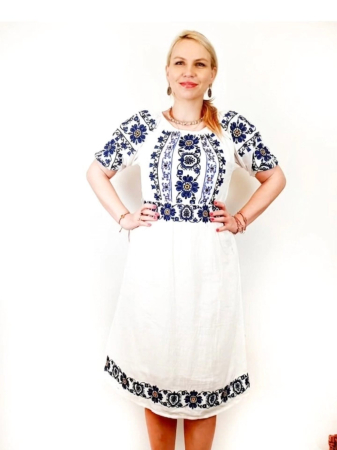 Rochie Traditionala Lorelei cu cordon 2 [1]