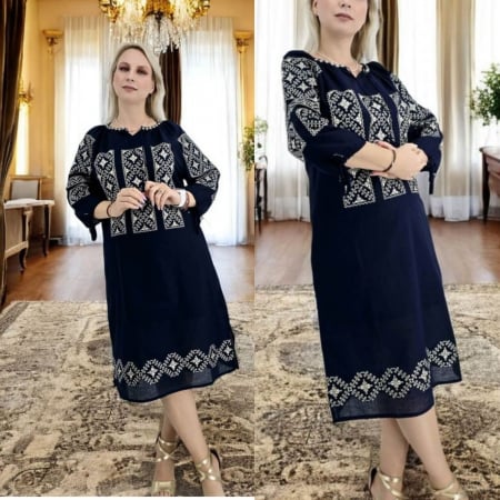 Рокли с бродерия - Rochie Traditionala Mihaela 9