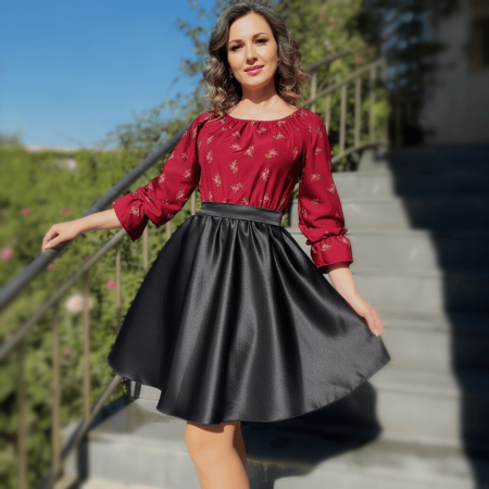 Rochii Elegante - Rochie Traditionala stilizata Camelia