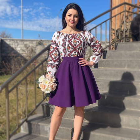 Femei - Rochie Traditionala stilizata cu Elena 13