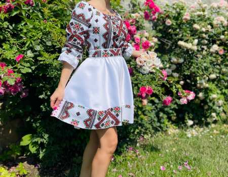 Елегантни рокли - Rochie Traditionala stilizata cu Laura 13