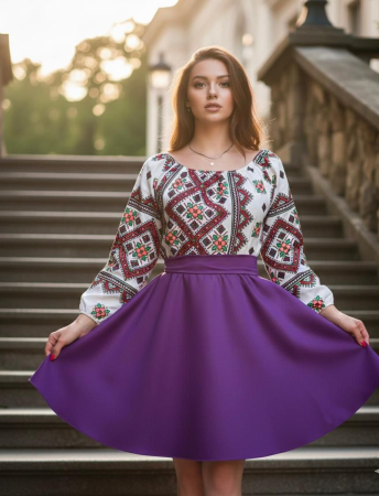 Femei - Rochie Traditionala stilizata cu Laura 15