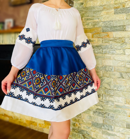 Елегантни рокли - Rochie Traditionala stilizata cu Laura 8