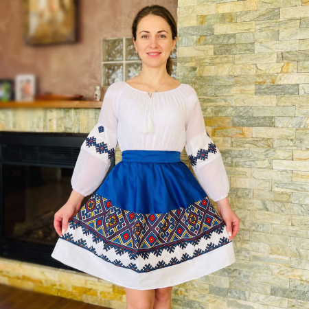 Елегантни рокли - Rochie Traditionala stilizata cu Laura 8