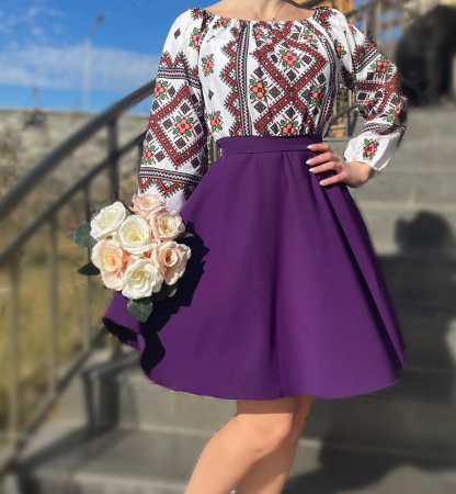 Елегантни рокли - Rochie Traditionala stilizata cu Laura 9