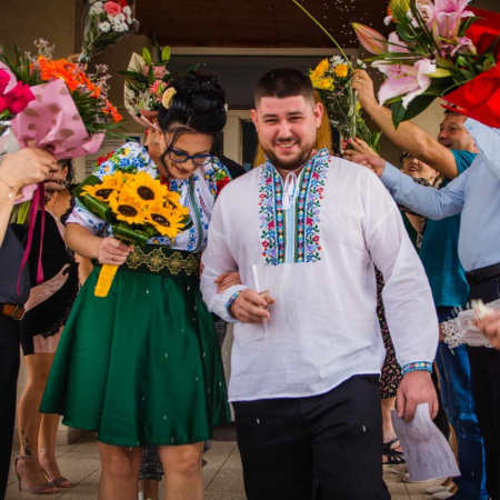 Елегантни рокли - Rochie Traditionala stilizata cu maci 12
