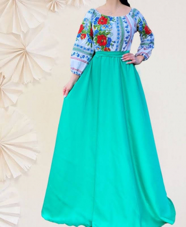 Rochie Traditionala stilizata cu maci 13 [1]