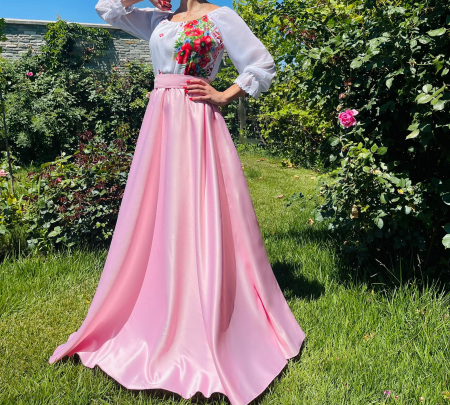 Rochie Traditionala stilizata cu maci 23 [1]