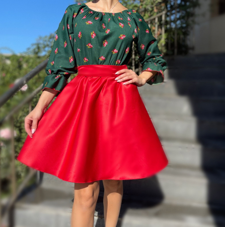Елегантни рокли - Rochie Traditionala stilizata Francisca
