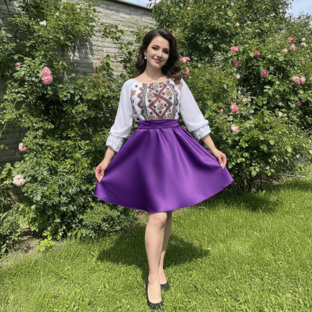 Елегантни рокли - Rochie Traditionala stilizata cu Lavinia 3