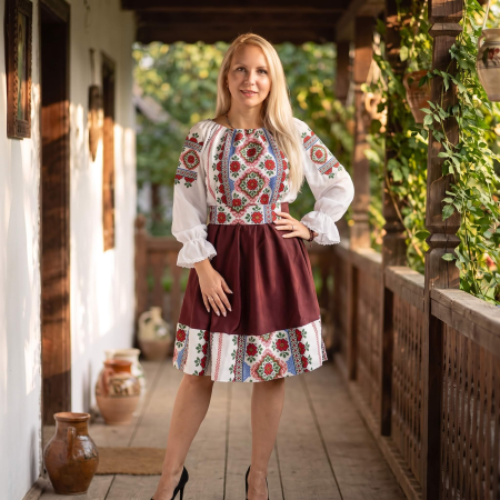 Rochii Elegante - Rochie Traditionala stilizata Leonora 5