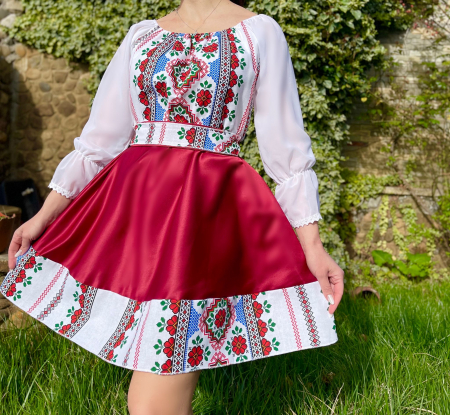 Елегантни рокли - Rochie Traditionala stilizata Leonora 3