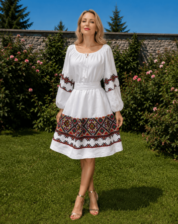Rochii Elegante - Rochie Traditionala stilizata Luna 2