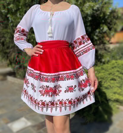 Елегантни рокли - Rochie Traditionala stilizata Luna 3