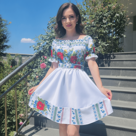 Rochii Elegante - Rochie Traditionala stilizata Mara 3