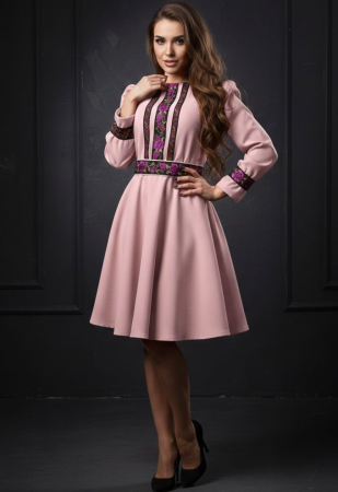 Rochii Elegante - Rochie Traditionala Trandafira 2 ( Culori de Vara)