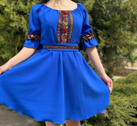 Rochie Traditionala Trandafira [1]