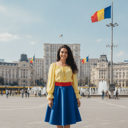 Rochii Elegante - Rochie Traditionala Urania 2