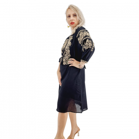 Рокли с бродерия - Rochie Traditionala Petronela
