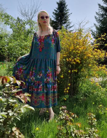 Rochii Elegante - Rochie Vaporoasa Lunga Anuta 5