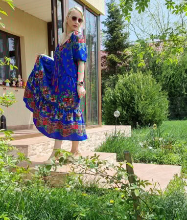 Rochii Elegante - Rochie Vaporoasa Lunga Anuta 6