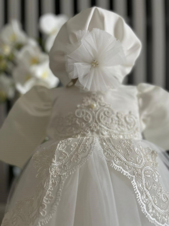 Rochita de fetite Printesa cu bolero Alb [2]