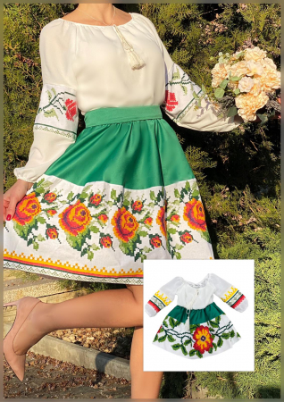 Rochita Traditionala stilizata cu motive florale Maria [1]