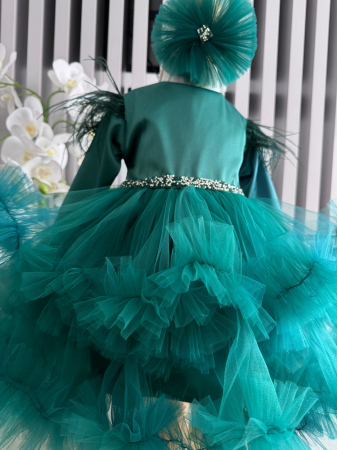 Fetite - Rochita fetite cu tulle si strasuri  - Robertina