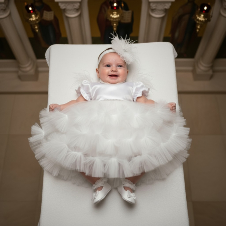 Rochita fetite cu tulle si strasuri  - Robertina [6]