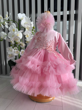 Rochita fetite cu tulle ,margele si broderie - Karmen [4]
