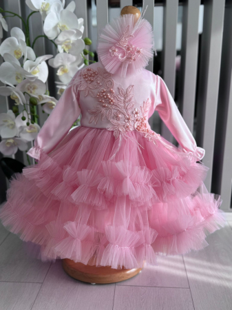 Rochita fetite cu tulle ,margele si broderie - Karmen [7]