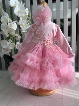 Rochita fetite cu tulle ,margele si broderie - Karmen [3]