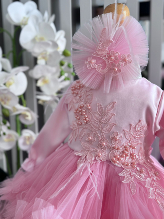 Rochita fetite cu tulle ,margele si broderie - Karmen [2]