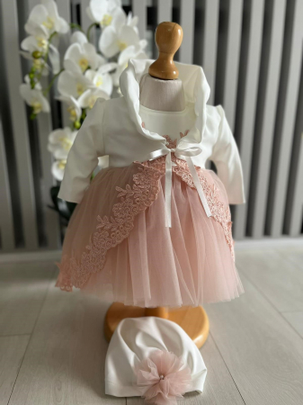 Rochita de fetite Printesa cu bolero Roz [3]