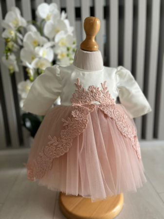 Fetite - Rochita de fetite Printesa cu bolero Roz
