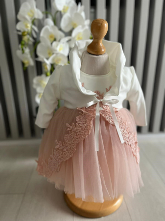 Rochita de fetite Printesa cu bolero Roz [2]